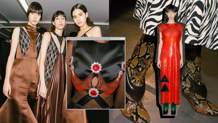 The Albanian Designer Behind Bella Hadid's Provocative '90s-Inspired VMAs  Look